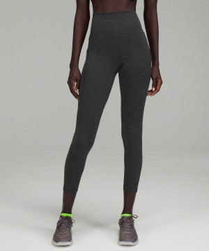 Lululemon Wunder Train High-Rise with Pockets 25" Tights Dam Mörkgrå Sverige | UWDRQO623
