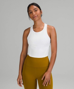 Lululemon Wunder Train Racerback Linne Dam Vita Sverige | XRKIQF193
