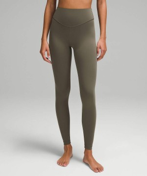 Lululemon Wunder Under SmoothCover High-Rise 28" Tights Dam Mörkgröna Sverige | LUGSDI921