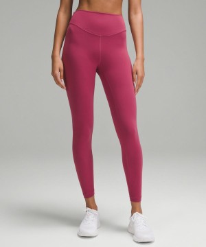 Lululemon Wunder Under SmoothCover High-Rise 25" Tights Dam Lila Sverige | WKHFTB963