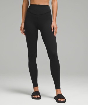 Lululemon Wunder Under SmoothCover High-Rise 28" Tights Dam Svarta Sverige | SMFPHY350