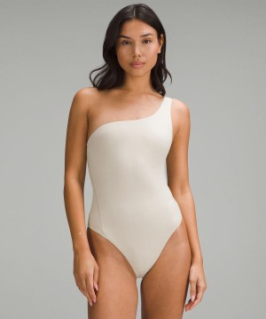 Lululemon Wundermost Ultra-Soft Nulu Asymmetrical Body Dam Bruna Sverige | WZLTBI405