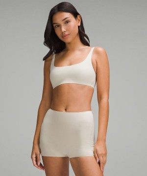 Lululemon Wundermost Ultra-Soft Nulu Scoop-Neck Bralette A–D Cups Sport BH Dam Bruna Sverige | UQIFWO160
