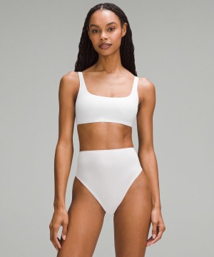 Lululemon Wundermost Ultra-Soft Nulu Scoop-Neck Bralette A–D Cups Sport BH Dam Vita Sverige | UAZCEF693