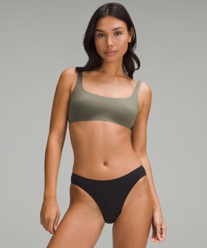 Lululemon Wundermost Ultra-Soft Nulu Scoop-Neck Bralette A–D Cups Sport BH Dam Gröna Sverige | CWRDNZ084