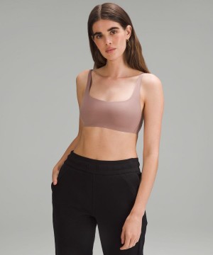 Lululemon Wundermost Ultra-Soft Nulu Scoop-Neck Bralette A–D Cups Sport BH Dam Rosa Sverige | ANOIHF093