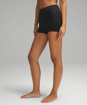 Lululemon Wundermost Ultra-Soft Nulu Super-High-Rise Shortie 2" 3 Pack Underkläder Dam Svarta Sverige | SGVEWL472
