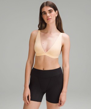 Lululemon Wundermost Ultra-Soft Nulu Triangle Bralette A–D Cups Sport BH Dam Beige Sverige | EADMIY581