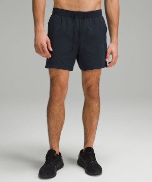 Lululemon Zeroed In Linerless 5" Shorts Herr Marinblå Sverige | OKXSEN239