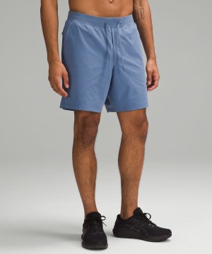 Lululemon Zeroed In Linerless 7" Shorts Herr Blå Sverige | KIDGAM237