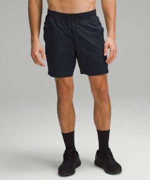 Lululemon Zeroed In Linerless 7" Shorts Herr Marinblå Sverige | RUTJZW679