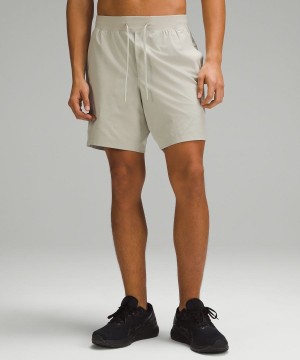 Lululemon Zeroed In Linerless 7" Shorts Herr Beige Sverige | GMUZIQ180