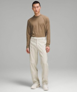 Lululemon lab Andas Ull-Blend Löpar Långärmad Tröja Herr Khaki Sverige | RDPEBQ864