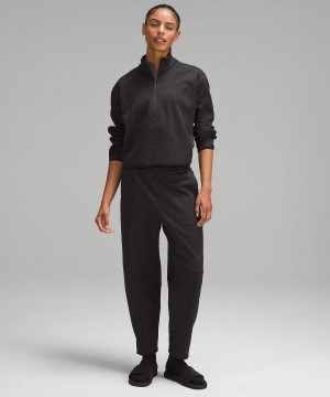 Lululemon lab Double-Knit Jacquard 26" Byxor Dam Mörkgrå Svarta Sverige | HTNOJS746