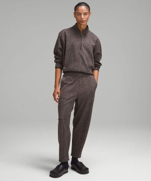 Lululemon lab Double-Knit Jacquard Half Zip Tröjor Dam Svarta Sverige | NMFYVU014