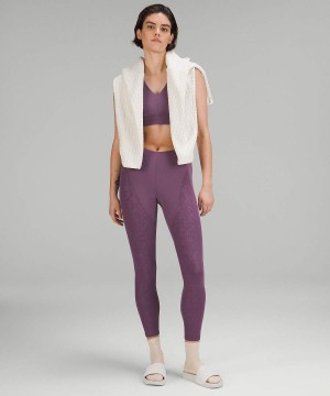 Lululemon lab Embossed Nulu 25" Yoga Tights Dam Olika Färger Sverige | IUVRXZ024
