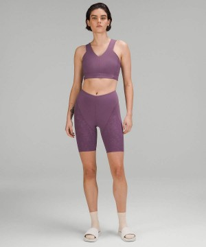 Lululemon lab Embossed Nulu 8" Yoga Shorts Dam Olika Färger Sverige | PIWKLJ154
