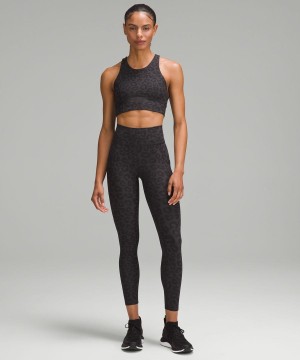 Lululemon lab Everlux Jacquard Train Sport BH Dam Mörkgrå Svarta Sverige | SWGHXN914