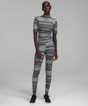 Lululemon lab Jacquard Mock Neck T-shirt Dam Olika Färger Sverige | HABWLI843