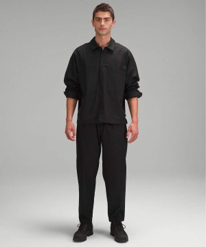 Lululemon lab Jacquard Relaxed-Tapered 27"L Byxor Herr Svarta Sverige | JQDNCX185