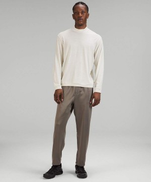 Lululemon lab Merino Ull-Blend Långärmad Tröja Herr Beige Vita Sverige | RZWIBD893