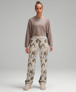 Lululemon lab Merino Ull-Knit High-Rise Slouch Byxor Dam Olika Färger Sverige | QBOPVA021