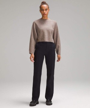 Lululemon lab Merino Ull-Knit Oversized Tröjor Dam Marinblå Olika Färger Sverige | XYLORA634