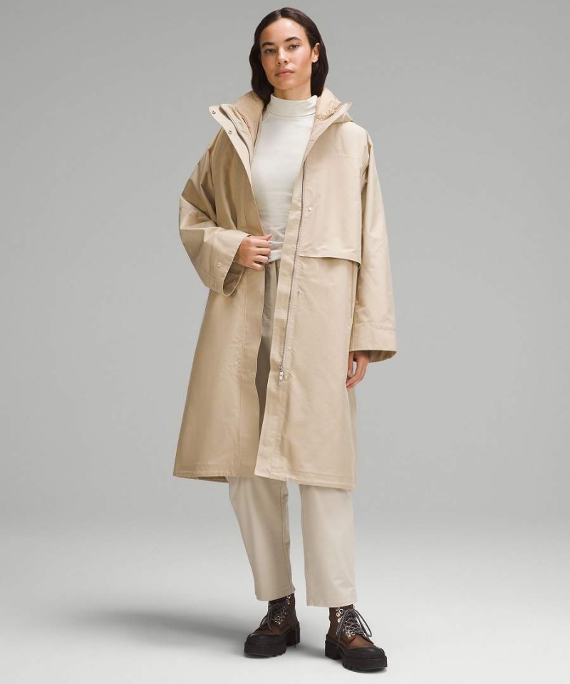 Lululemon 3-in-1 Insulated Rockar Dam Khaki Sverige | DBNLKR067