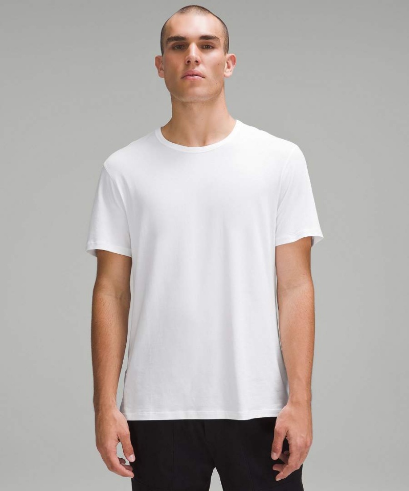Lululemon 5 Year Basic 2 Pack T-shirt Herr Vita Vita Sverige | MKGSUT814