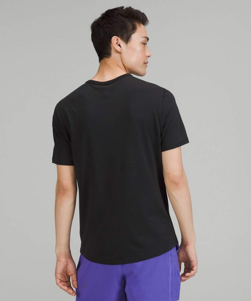 Lululemon 5 Year Basic T-Shirt Pride T-shirt Herr Svarta Sverige | KDBOSW570