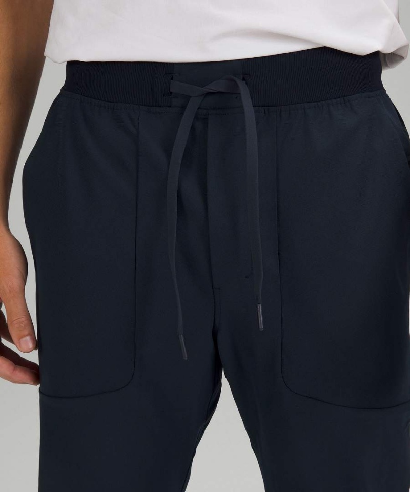 Lululemon ABC Höga Joggingbyxor Herr Marinblå Sverige | ZFJNBO395