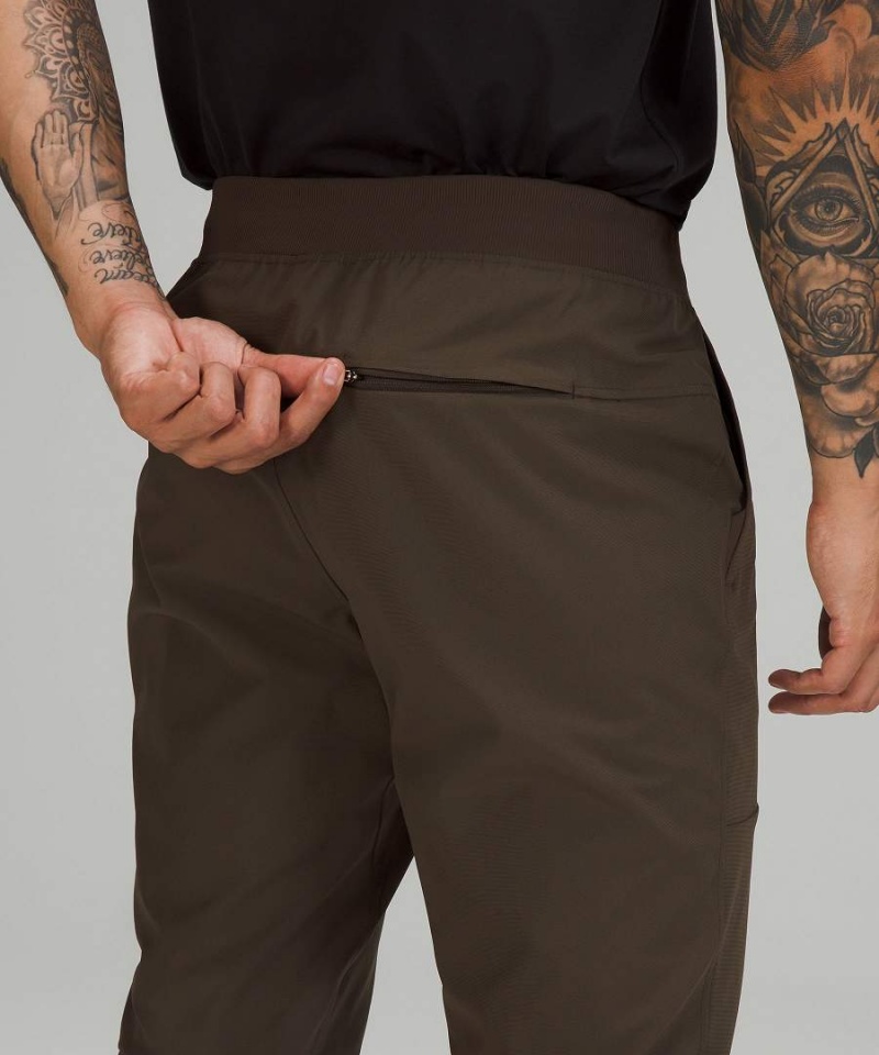Lululemon ABC Höga Joggingbyxor Herr Mörkolivgröna Sverige | VATEOZ639