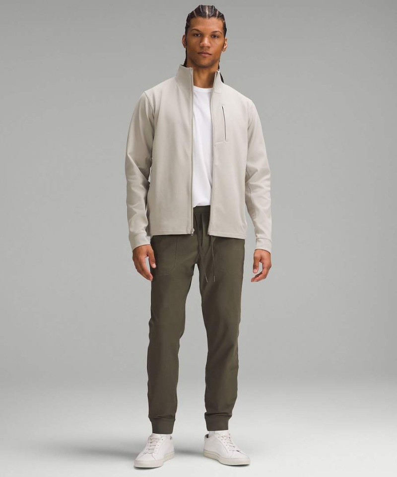 Lululemon ABC Mager-Fit Joggingbyxor Herr Mörkgröna Sverige | IOSPGT148