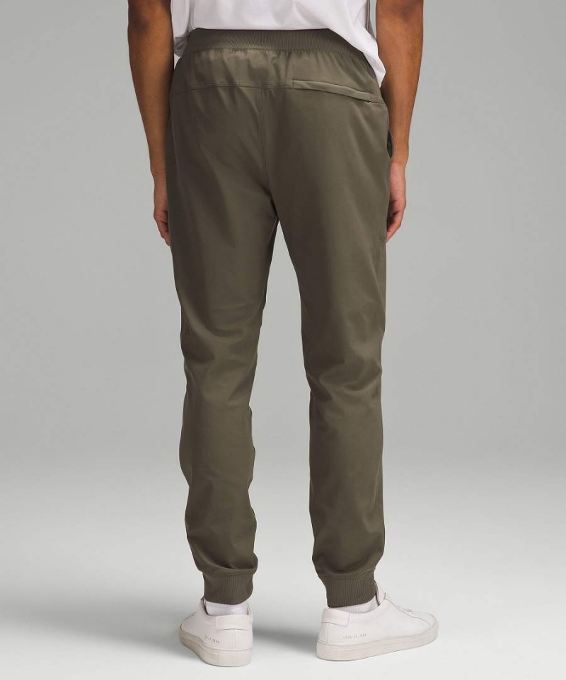 Lululemon ABC Mager-Fit Joggingbyxor Herr Mörkgröna Sverige | IOSPGT148