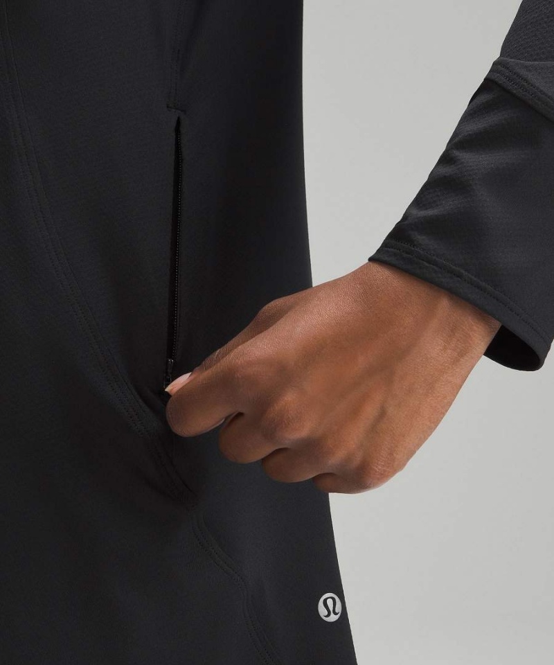 Lululemon Abrasion-Resistant High-Coverage Långärmad Tröja Dam Svarta Sverige | SZRWHP389