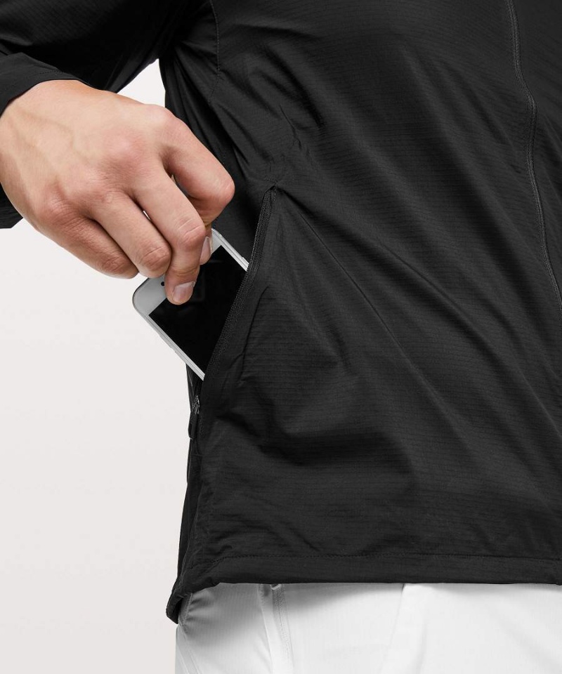 Lululemon Active Jackor Herr Svarta Sverige | PCZTYI172