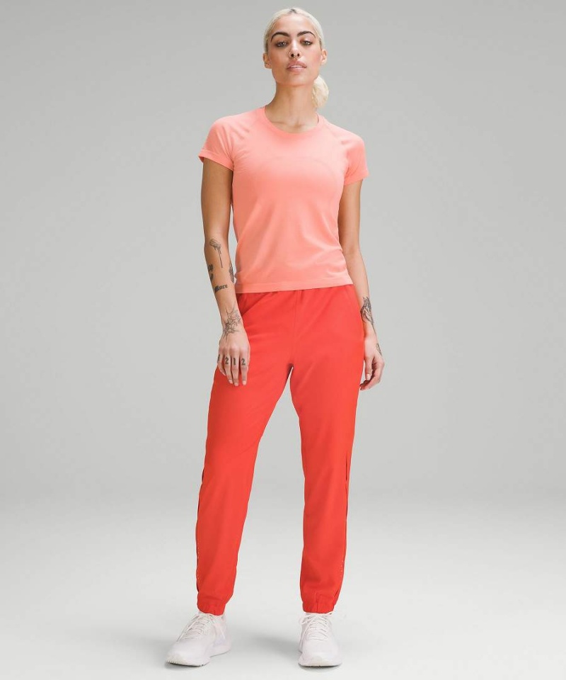 Lululemon Adapted State High-Rise Airflow Joggingbyxor Dam Orange Sverige | FSRECY157