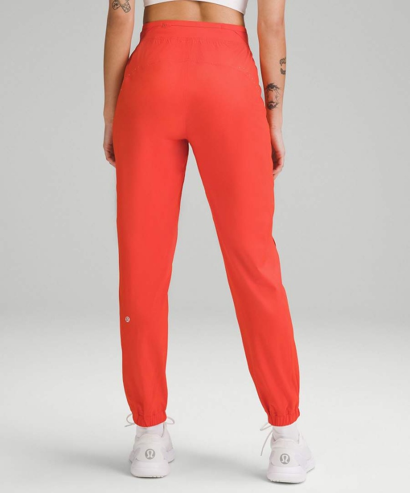 Lululemon Adapted State High-Rise Airflow Joggingbyxor Dam Orange Sverige | FSRECY157