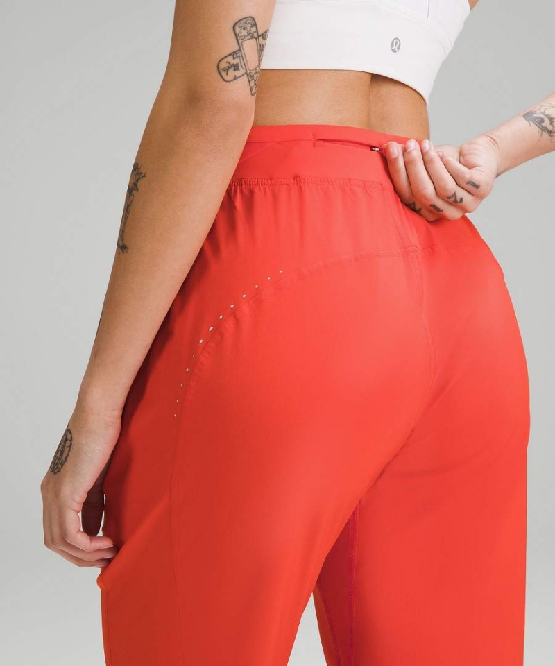 Lululemon Adapted State High-Rise Airflow Joggingbyxor Dam Orange Sverige | FSRECY157