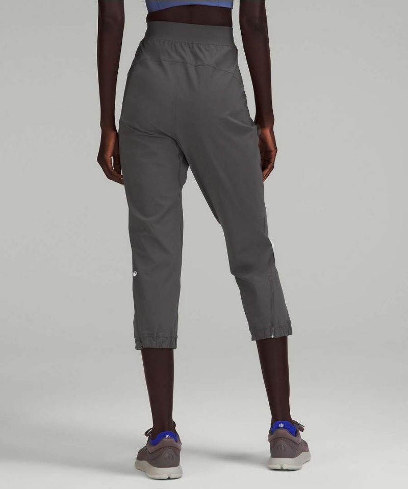 Lululemon Adapted State High-Rise Cropped Joggingbyxor Dam Marinblå Sverige | DAHKEY142