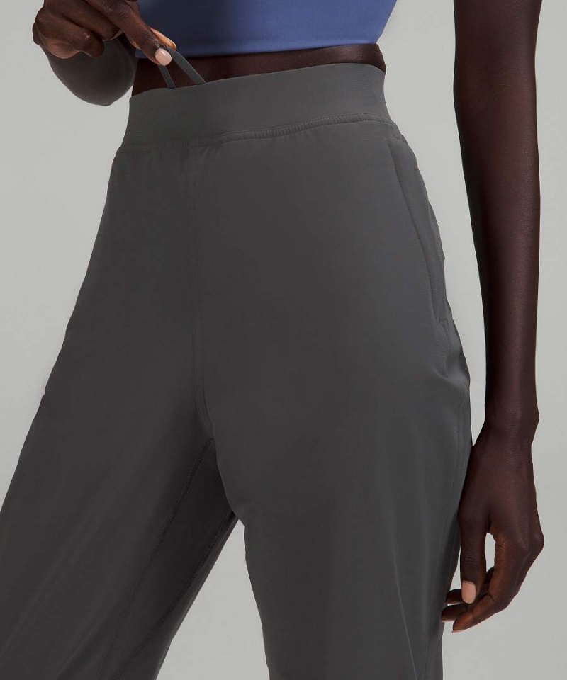 Lululemon Adapted State High-Rise Cropped Joggingbyxor Dam Marinblå Sverige | DAHKEY142