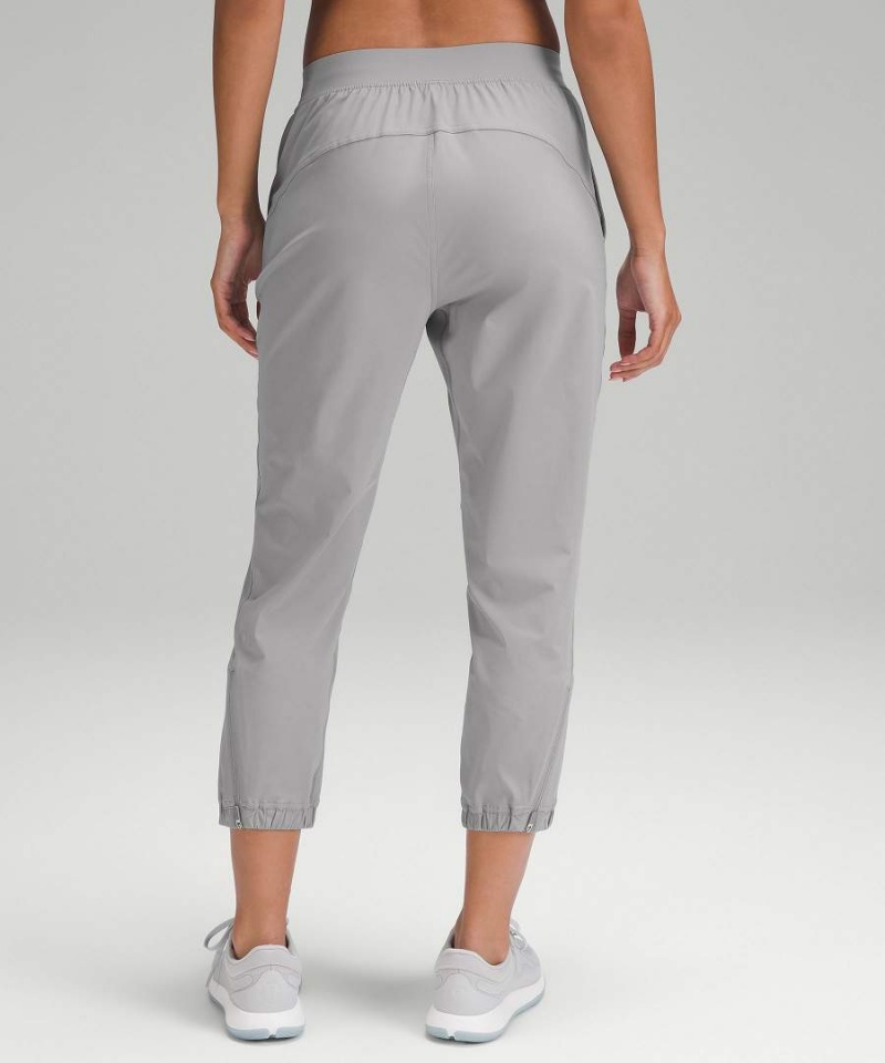 Lululemon Adapted State High-Rise Cropped Joggingbyxor Dam Grå Sverige | PEMSQV105