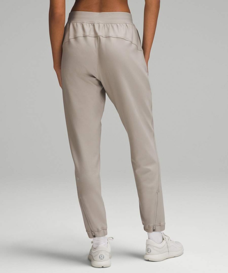 Lululemon Adapted State High-Rise Fleece Full Length Joggingbyxor Dam Grå Sverige | KQWXOB798