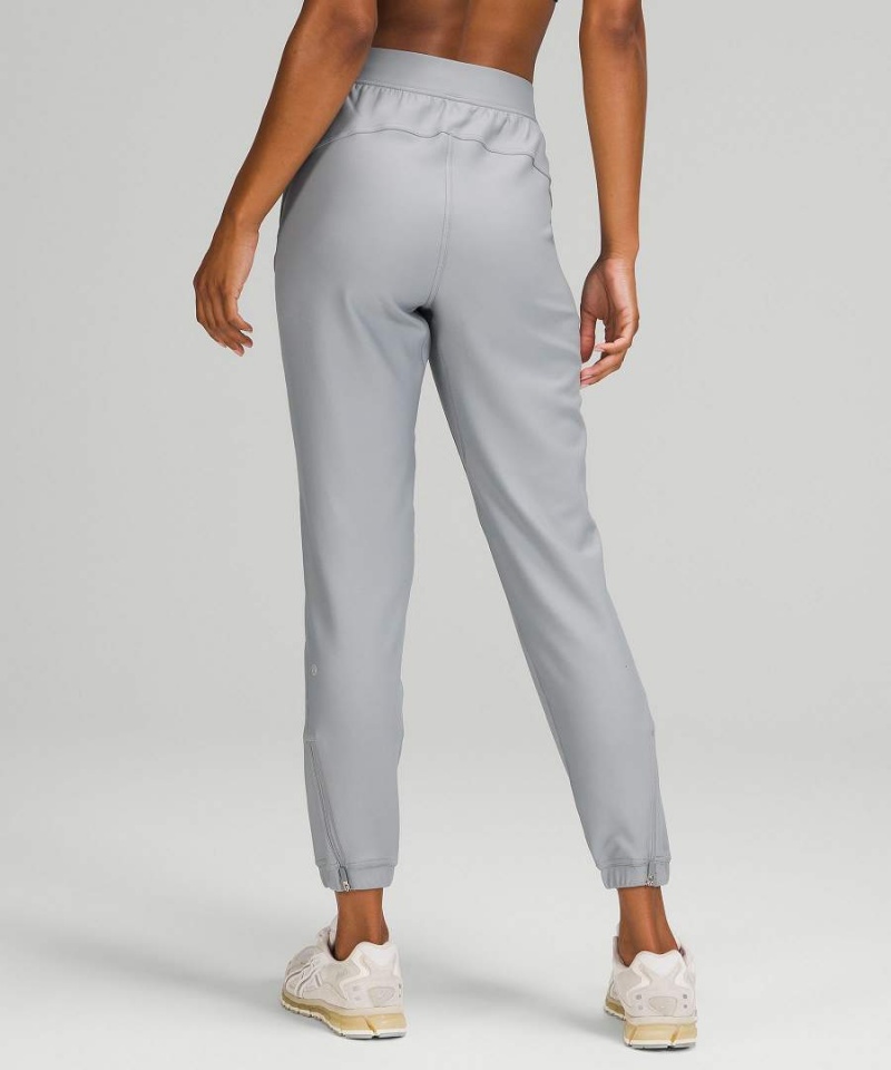 Lululemon Adapted State High-Rise Fleece Full Length Joggingbyxor Dam Grå Sverige | VWXGIO942