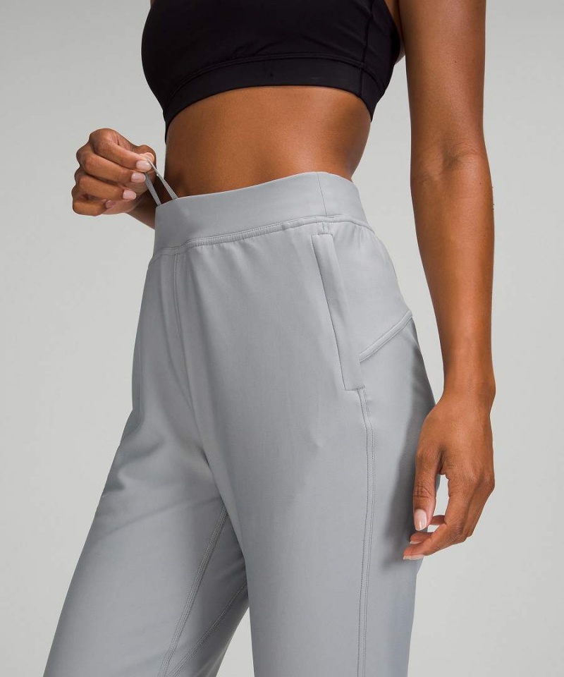 Lululemon Adapted State High-Rise Fleece Full Length Joggingbyxor Dam Grå Sverige | VWXGIO942