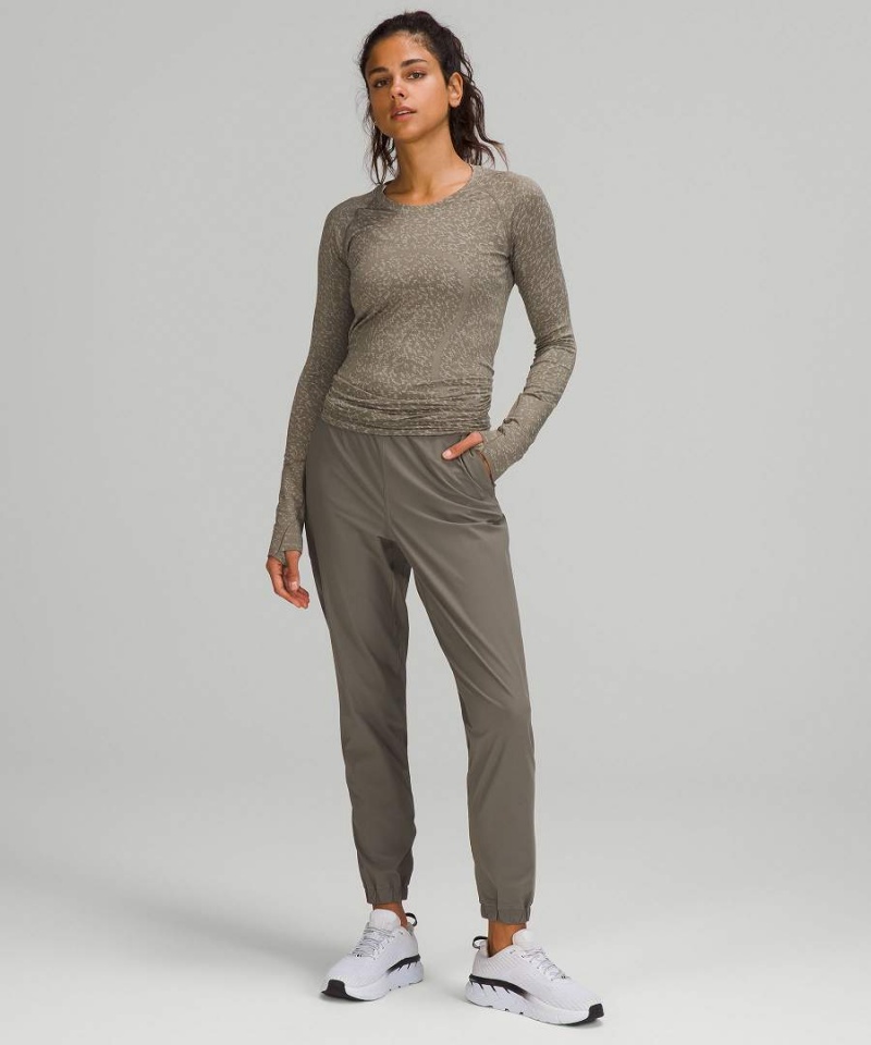 Lululemon Adapted State High-Rise Full Length Joggingbyxor Dam Grå Sverige | DOICGB385