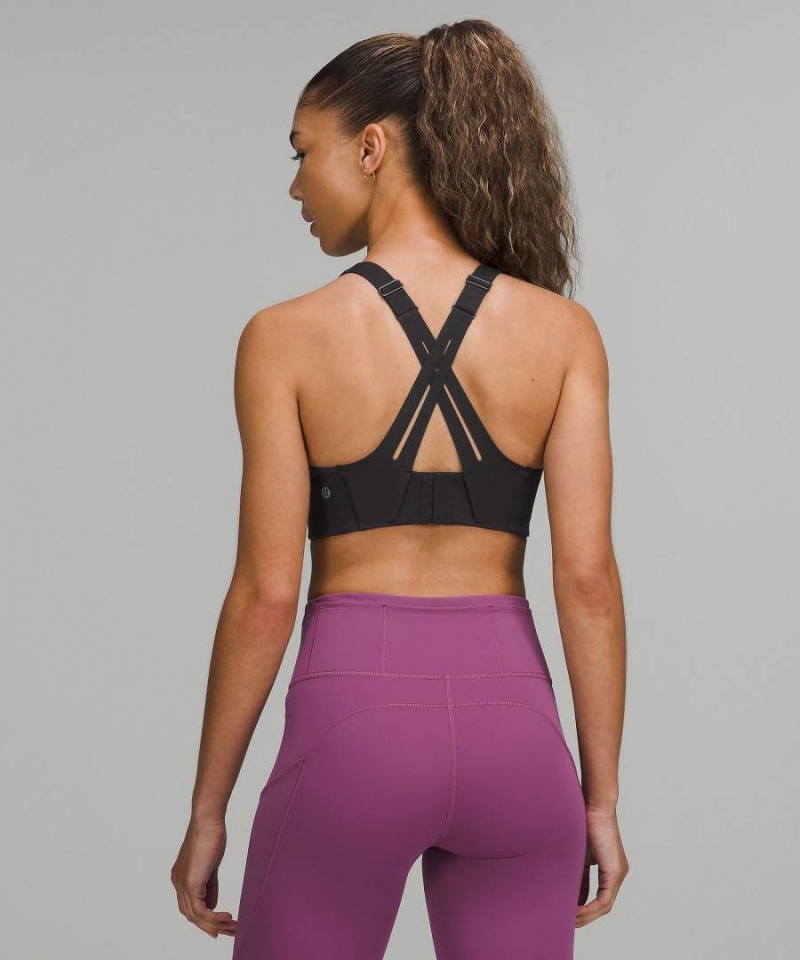 Lululemon AirSupport Bra High Support, C–DDD Cups Sport BH Dam Svarta Grå Sverige | FJRKMZ013