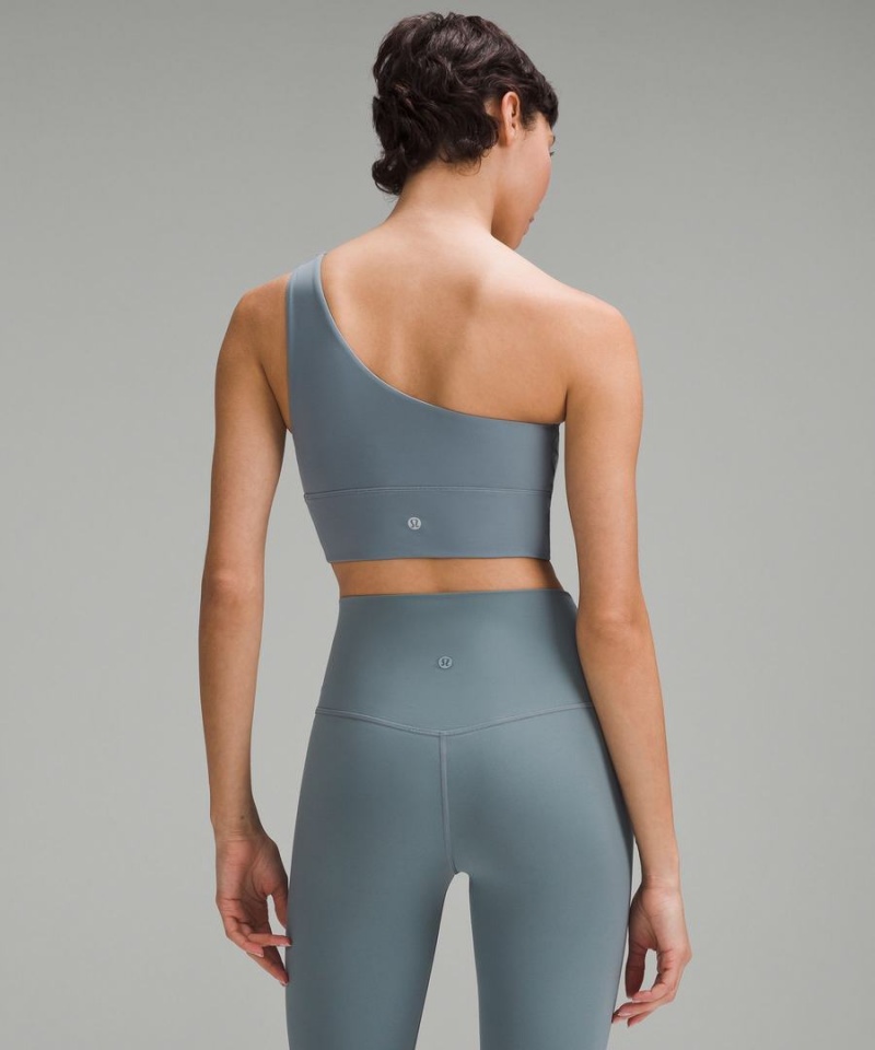 Lululemon Align™ Asymmetrical Bra Light Support, A/B Cup Sport BH Dam Blå Sverige | LPNWMX962