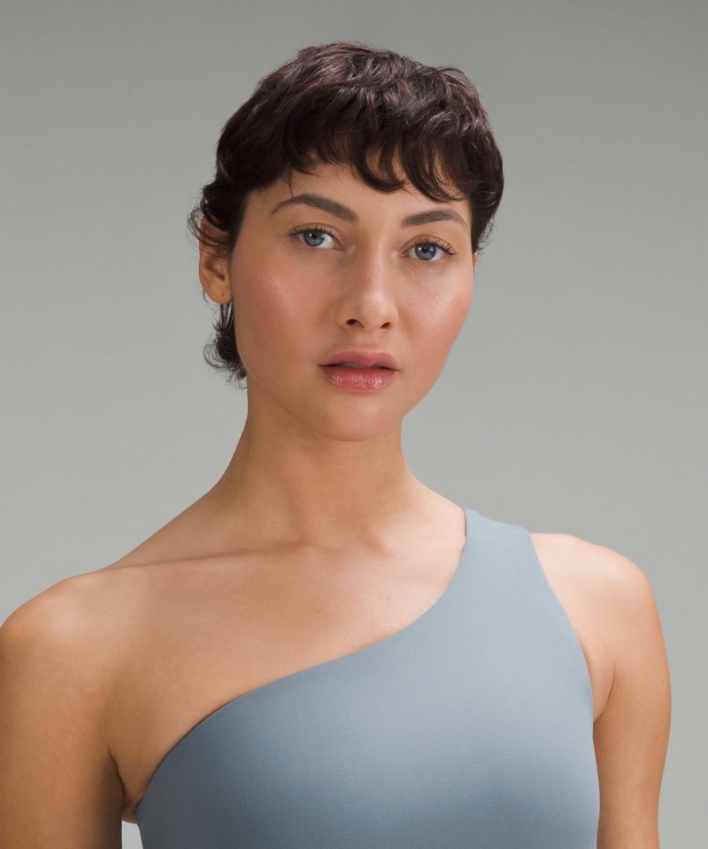 Lululemon Align™ Asymmetrical Bra Light Support, A/B Cup Sport BH Dam Blå Sverige | LPNWMX962