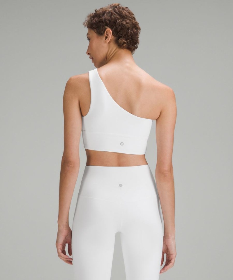 Lululemon Align™ Asymmetrical Bra Light Support, A/B Cup Sport BH Dam Vita Sverige | SRFQPX752